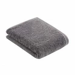 Angebote ? Vossen Vegan Life Duschtuch - 67x140 Cm - Dunkelgrau ?