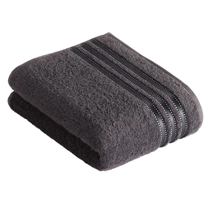 Schlussverkauf ? Vossen Cult De Luxe Duschtuch - 67x140 Cm - Graphit ? 1 Schlussverkauf ? Vossen Cult De Luxe Duschtuch - 67x140 Cm - Graphit ?