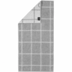 Auslauf ? Cawö CAWÖ Grafik Duschtuch - 80x150 Cm - Platin ⭐