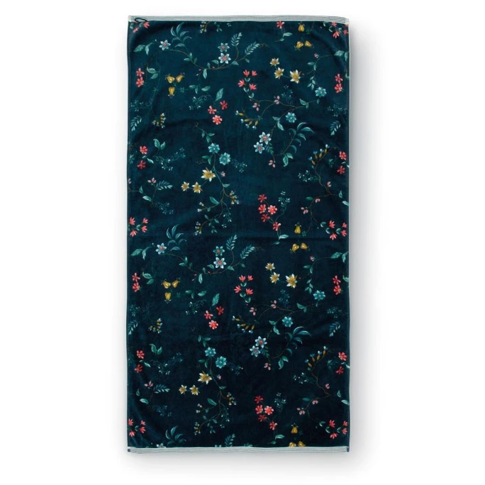 Bester Verkauf ? Pip Studio Les Fleurs Duschtuch - 70x140 Cm - Dark Blue ? 1 Bester Verkauf ? Pip Studio Les Fleurs Duschtuch - 70x140 Cm - Dark Blue ?