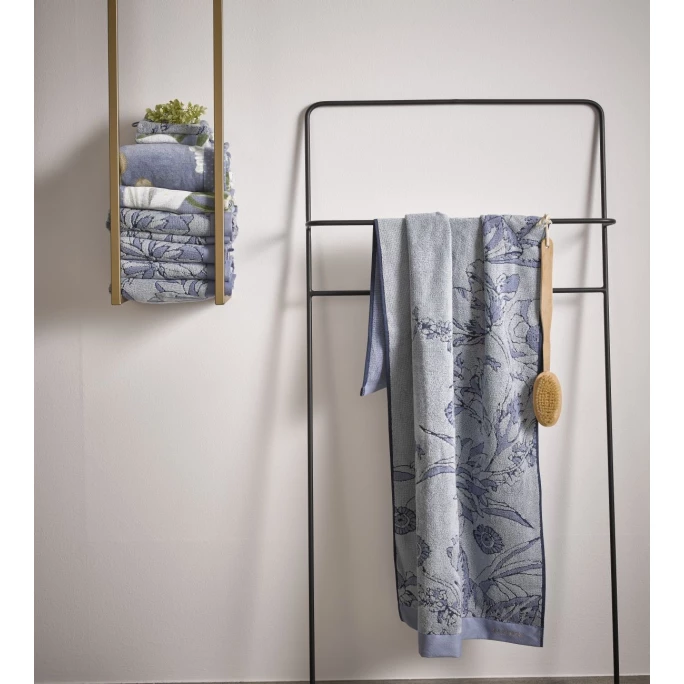 Bester Verkauf ? ESSENZA HOME Essenza Malou Duschtuch - 70x140 Cm - Blue ? 2 Bester Verkauf ? ESSENZA HOME Essenza Malou Duschtuch - 70x140 Cm - Blue ? – Bild 2