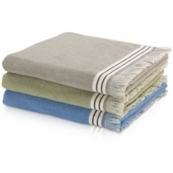 Billig ? Möve Organic Doubleface Duschtuch - 80x150 Cm - Nature/green ? -Bassetti -Geschäft unnamed file 1502