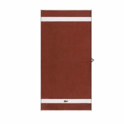 Besorgen ⭐ Lacoste L CASUAL Bio-Duschtuch - 70x140 Cm - Terre Batue ✨