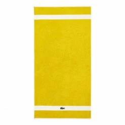 Besorgen ✔️ Lacoste L CASUAL Bio-Duschtuch - 70x140 Cm - Jaune ?