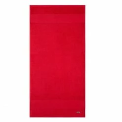 Top 10 ? Lacoste LECROCO Bio-Duschtuch - 70x140 Cm - Rouge ✨