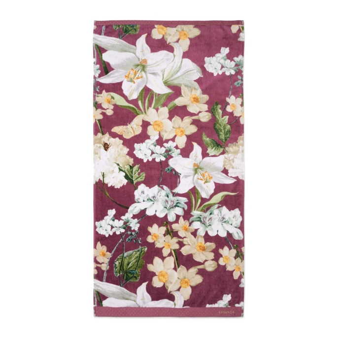 Neu ? ESSENZA HOME Essenza Rosalee Duschtuch - 70x140 Cm - Plum ? 1 Neu ? ESSENZA HOME Essenza Rosalee Duschtuch - 70x140 Cm - Plum ?