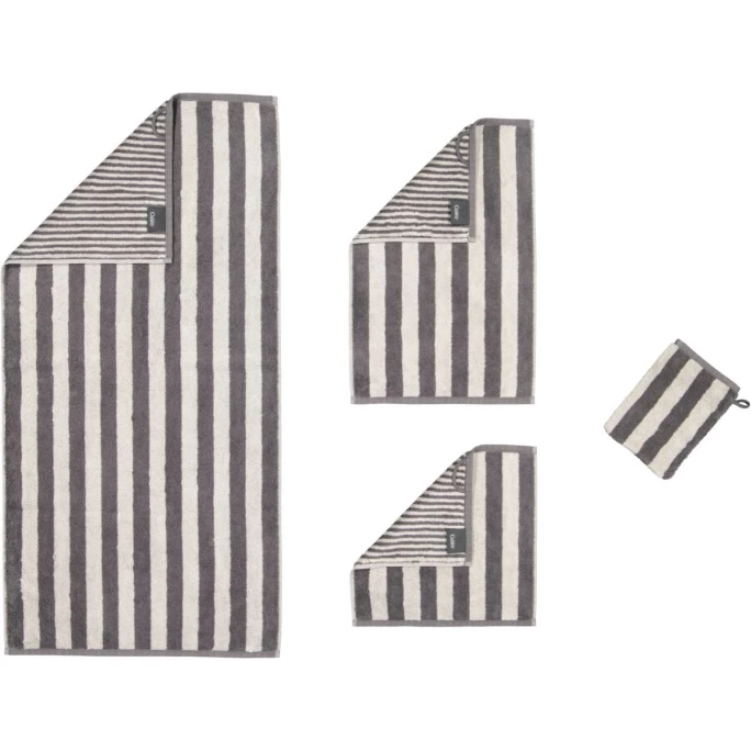 Auslauf ? Cawö Reverse Duschtuch - 70x140 Cm - Anthrazit ⭐ 2 Auslauf ? Cawö Reverse Duschtuch - 70x140 Cm - Anthrazit ⭐ – Bild 2