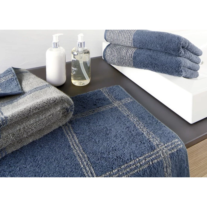 Großhandel ? Cawö Two-Tone Duschtuch - 80x150 Cm - Nachtblau ? 5 Großhandel ? Cawö Two-Tone Duschtuch - 80x150 Cm - Nachtblau ? – Bild 5