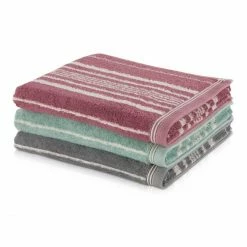 Schlussverkauf ? Möve BOHEME Matratzenstreifen Duschtuch - 80x150 Cm - Mauve-nature ? -Bassetti -Geschäft unnamed file 286