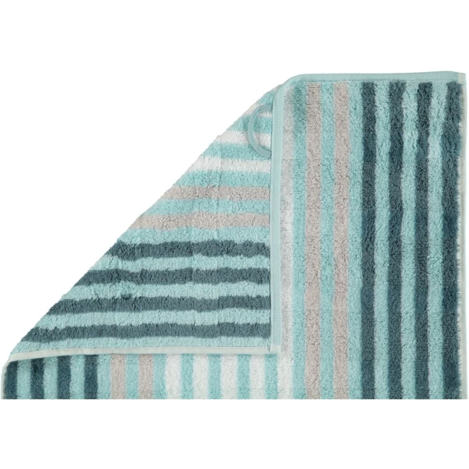 Schlussverkauf ? Cawö Noblesse Seasons Stripes Duschtuch - 80x150 Cm - Mint ? 2 Schlussverkauf ? Cawö Noblesse Seasons Stripes Duschtuch - 80x150 Cm - Mint ? – Bild 2