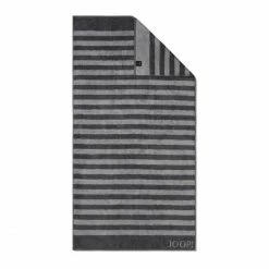 Auslauf ? JOOP! Classic Stripes Duschtuch - 80x150 Cm - Anthrazit ?