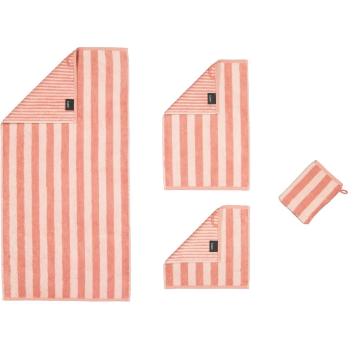 Bestpreis ? Cawö Reverse Duschtuch - 70x140 Cm - Rouge ? 2 Bestpreis ? Cawö Reverse Duschtuch - 70x140 Cm - Rouge ? – Bild 2