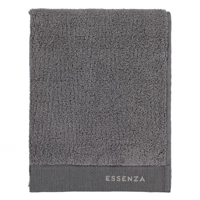 Auslauf ? ESSENZA HOME Essenza Connect Organic Lines Bio-Duschtuch - 70x140 Cm - Grey ? 1 Auslauf ? ESSENZA HOME Essenza Connect Organic Lines Bio-Duschtuch - 70x140 Cm - Grey ?