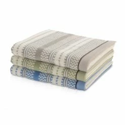 Bestpreis ❤️ Möve Organic Allover Duschtuch - 80x150 Cm - Nature/green ? -Bassetti -Geschäft unnamed file 382