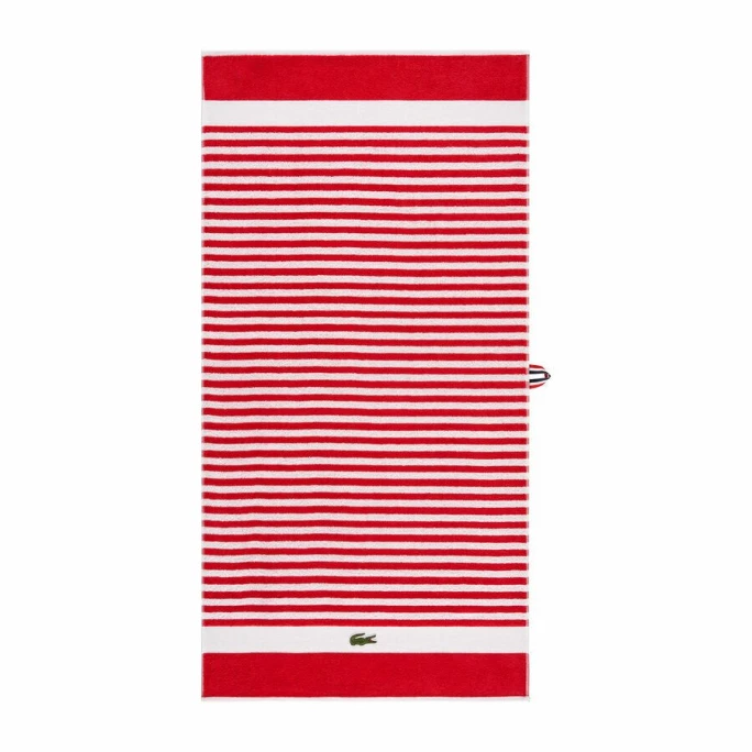 Coupon ? Lacoste FRIENDLY Duschtuch - 70x140 Cm - Rouge ? 1 Coupon ? Lacoste FRIENDLY Duschtuch - 70x140 Cm - Rouge ?