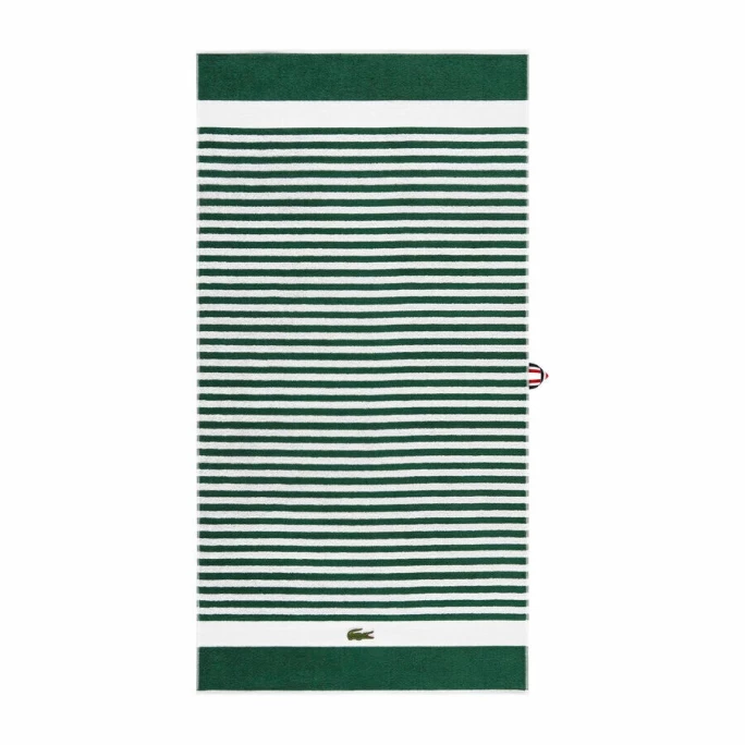 Brandneu ? Lacoste FRIENDLY Duschtuch - 70x140 Cm - Vert ? 1 Brandneu ? Lacoste FRIENDLY Duschtuch - 70x140 Cm - Vert ?