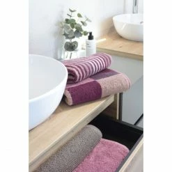 Bestpreis ? Cawö Delight Streifen Duschtuch - 70x140 Cm - Blush ? -Bassetti -Geschäft unnamed file 440