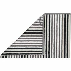 Brandneu ? Cawö Delight Streifen Duschtuch - 70x140 Cm - Platin ? -Bassetti -Geschäft unnamed file 449