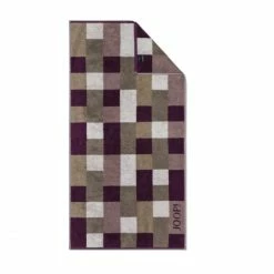 Großhandel ❤️ JOOP! Joop Infinity Mosaic Duschtuch - 80x150 Cm - Plum ?