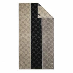 Brandneu ⌛ JOOP! Signature Cornflower Stripes Duschtuch - 80x150 Cm - Graphit ?