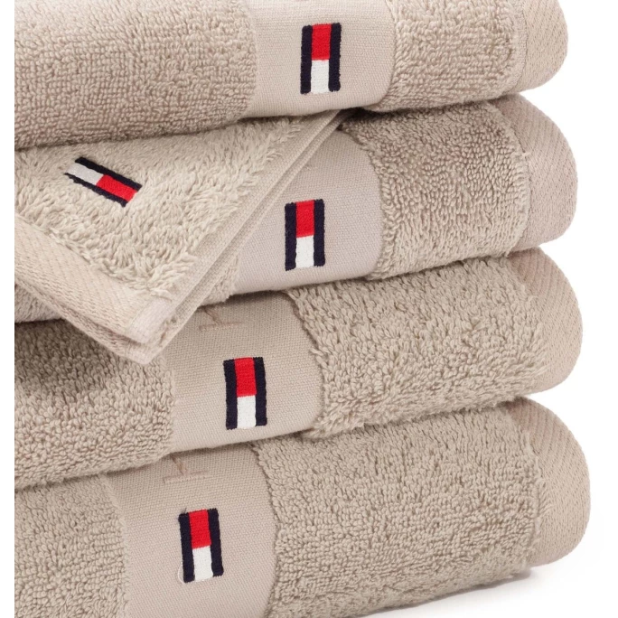 Bester Verkauf ? Tommy Hilfiger LEGEND 2 Duschtuch - 70x140 Cm - Sand ? 3 Bester Verkauf ? Tommy Hilfiger LEGEND 2 Duschtuch - 70x140 Cm - Sand ? – Bild 3