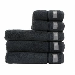Rabatt ? LEXINGTON Hotel Towel Duschtuch - 70x130 Cm - Gray/dark Gray ?