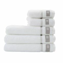 Blitzangebot ? LEXINGTON Hotel Towel Duschtuch - 70x130 Cm - White/beige ⭐