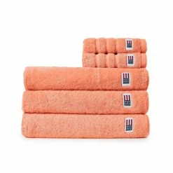 Auslauf ? LEXINGTON Original Towel Duschtuch - 70x130 Cm - Soft Orange ?