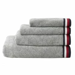 Besorgen ? Tommy Hilfiger Teddy Duschtuch - 70x140 Cm - Grey ? -Bassetti -Geschäft unnamed file 822