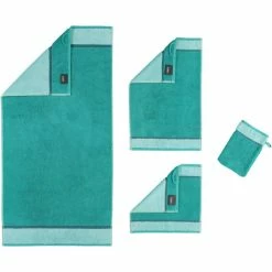 Bester Verkauf ❤️ Cawö Riva Doubleface Duschtuch - 70x140 Cm - Grün ? -Bassetti -Geschäft unnamed file 850