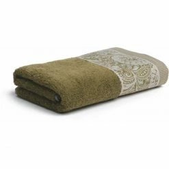Angebote ? Möve Ethno Doubleface Duschtuch - 80x150 Cm - Olive ?